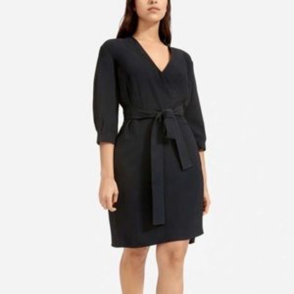 NWT! Everlane Black Midi Dress